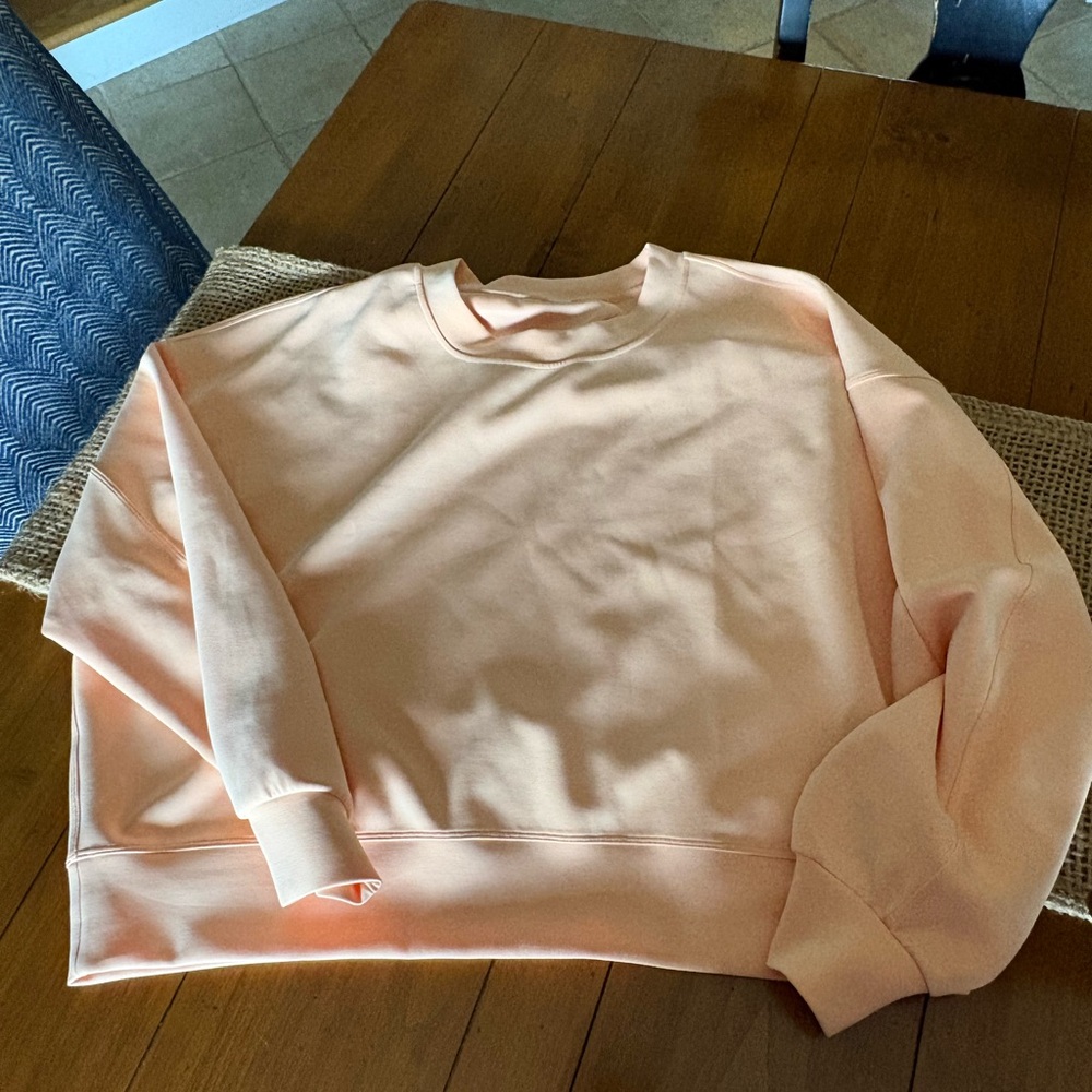 lululemon athletica Pastel Peach Pullover Sweatshirt